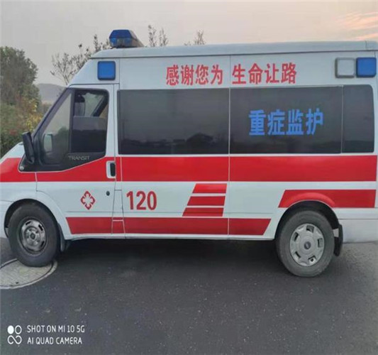 张北救护车出租服务案例3